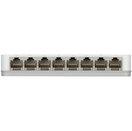 D-Link DGS-1008A 8-Port Gigabit Desktop Switch Back
