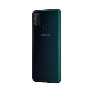 Samsung Galaxy M30s Back Side View from a side angle