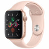 Apple Watch Series 5 (GPS Only, 44mm, Gold Aluminum, Pink Sand Sport Band)