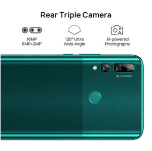 Huawei y9 prime 2019 green back
