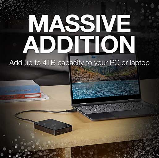 Seagate External Hard Drive Back Up Plus-4 TB