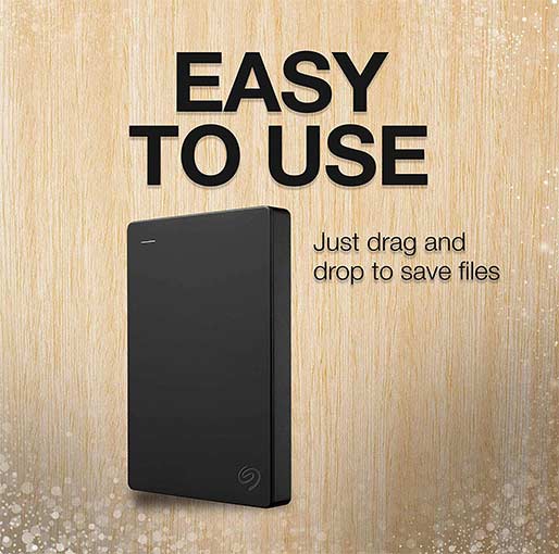 Seagate External Hard Drive-2TB