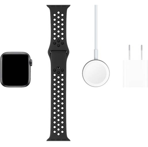 Apple Watch Series 5 (GPS + Cellular) (40mm) Space Gray Aluminium Case with Black Sport Band