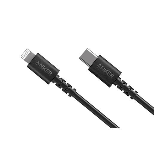 Anker PowerLine Select USB-C Cable with Lightning connector 3ft 1