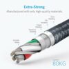 Anker PowerLine+USB-C to USB 3.0 6ft Cable 2