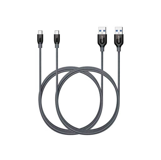 Anker PowerLine+USB-C to USB 3.0 6ft Cable gray