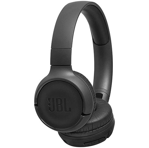 JBL Tune 500BT Powerful Bass Wireless On-Ear Headphones Black