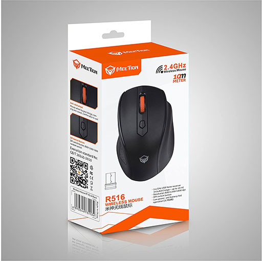 MEETiON Pro 2.4G Ergonomic Wireless Mobile Optical Mouse 5