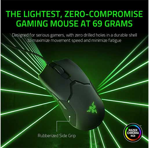 Razer Viper Ultralight Ambidextrous Wired Gaming Mouse 3