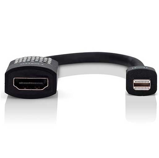 Belkin Mini Display Port to HDMI Adapter 4k Compatible - Black