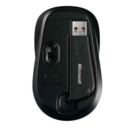 Microsoft Wireless Mobile Mouse 3000-Black 5