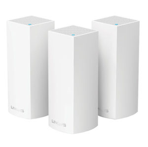 Linksys Velop Wireless AC-6600 Tri-Band Whole Home Mesh Wi-Fi System (3 Units, White)