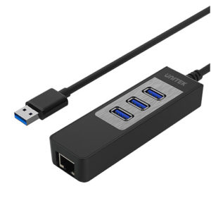 UNITEK USB3.0 3-PORT HUB+GIGABIT ETHERNET CONVERT