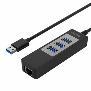 UNITEK USB3.0 3-PORT HUB+GIGABIT ETHERNET CONVERT