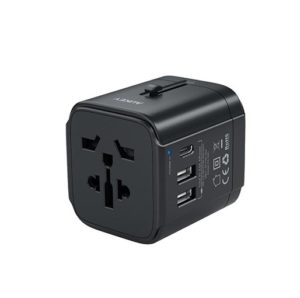 Aukey PA-TA01 Universal Travel Adapter -Black