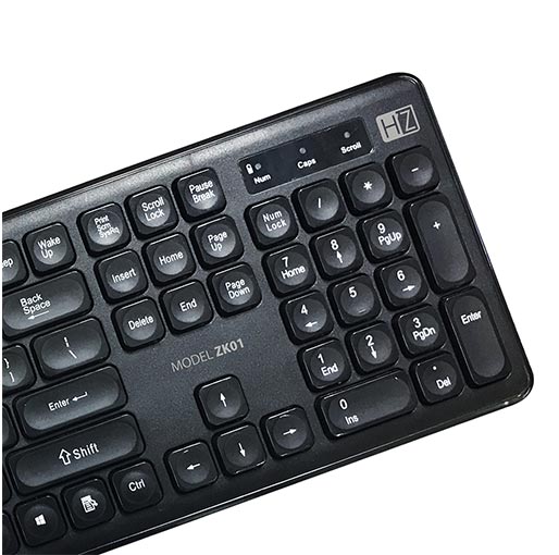 Heatz Wireless Keyboard and Mouse-ZK01 1