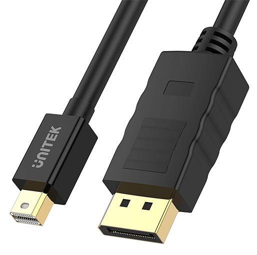 Mini DisplayPort (M) to DisplayPort (M) Cable
