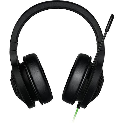 Razer Kraken USB-Black Noise Isolating Over-Ear Gaming Headset with Mic