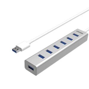 Unitek USB 3.0 7-Port Portable Aluminum Hub with Charging