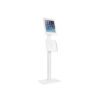 ANTI-THEFT TABLET KIOSK FLOOR STAND WITH CATALOGUE HOLDER FOR 12.9" IPAD PRO (GEN1/2) - PAD26-04CL