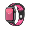 Apple Watch 44mm Black/Pink Blast Nike Sport Band - Regular