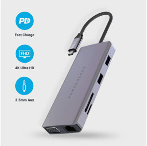 POWEROLOGY 11in1 USB-C HUB ETHERNET HDMI VGA