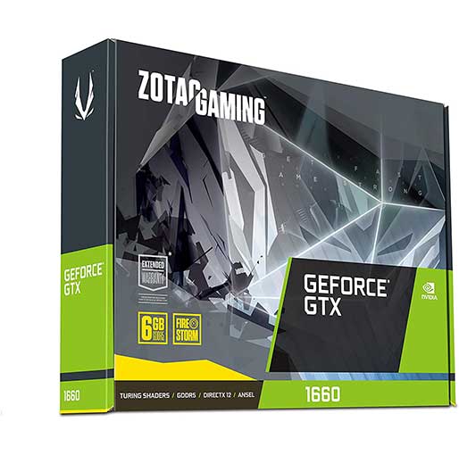 Zotac GTX 1660 Super AMP 6GB GDDR5 PCI-E Gen 3x4 - Graphics Card