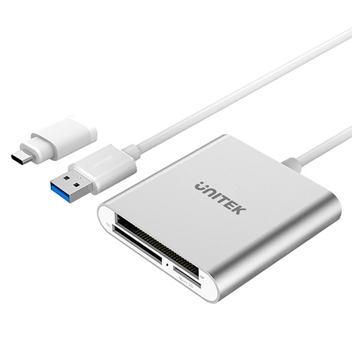 UNITEK USB3.0 TO MULTI-IN-ONE ALU CR-WITH USB-C