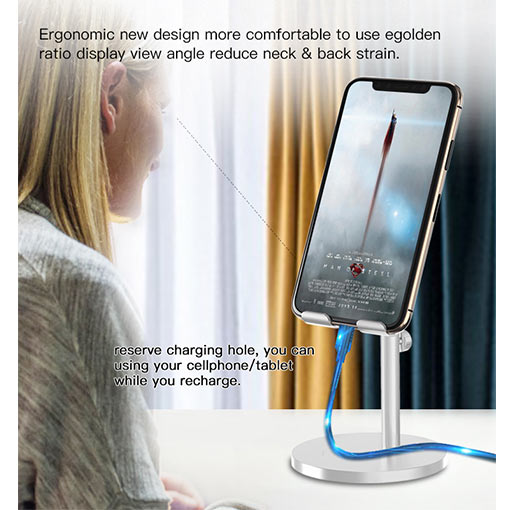 Phone & Tablet Table stand Aluminum Alloy- Yesido