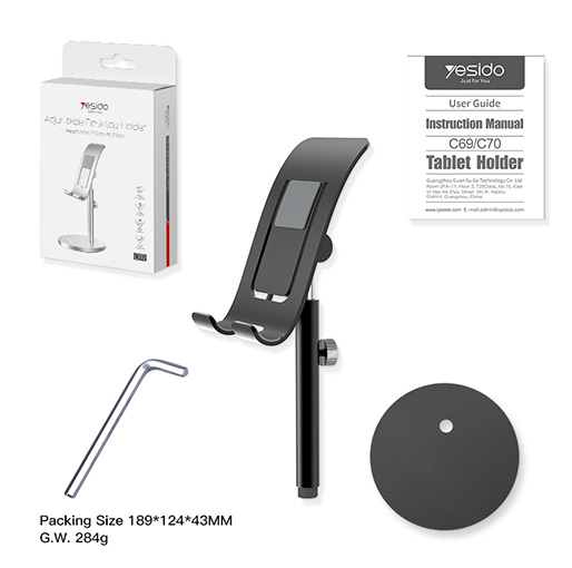 Phone & Tablet Table stand Aluminum Alloy- Yesido