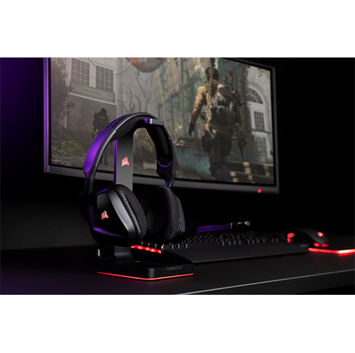 ST100 RGB Premium Headset Stand with 7.1 Surround Sound