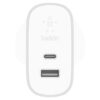 Belkin F7U061my-SLV 27W+12W USB-C/A Dual Home Charger Silver