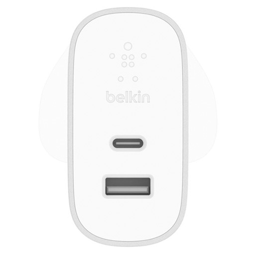 Belkin F7U061my-SLV 27W+12W USB-C/A Dual Home Charger Silver