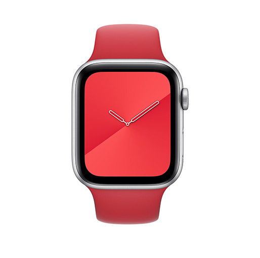 Apple Watch 44mm RED Sport Band – Regular