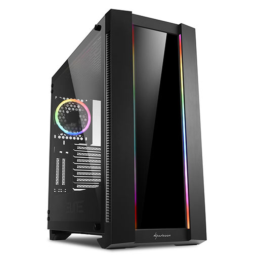Sharkoon Elite Shark CA200G ATX Mid Tower Gaming PC Case