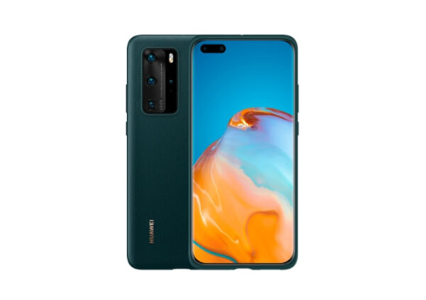 HUAWEI P40 Pro official Protective PU Case - ink Green