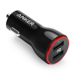 Anker PowerDrive 2 24W Dual USB Car Charger-A2310