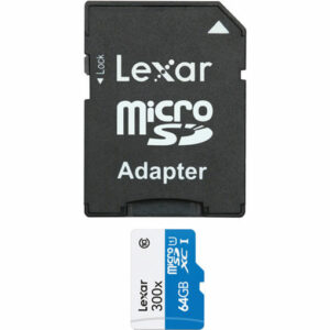 Lexar 64GB High Performance 300x microSDXC Memory Card (UHS-I)