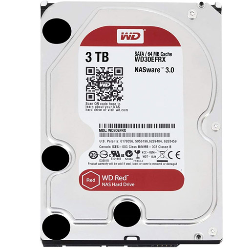 WD Red 3TB NAS Internal Hard Drive