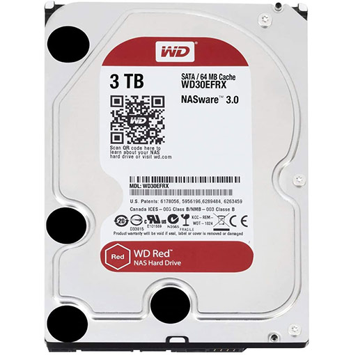 WD Red 3TB NAS Internal Hard Drive