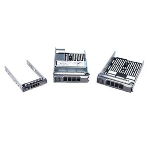 WORKDONE 2-Pack-2.5 Hard Drive Caddy Tray for Dell PowerEdge Servers-Hot Plug Adapter Sled