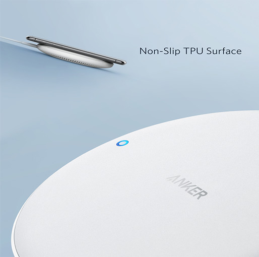 Anker PowerWave 7.5 Fast Wireless Charging Pad with Internal Cooling Fan