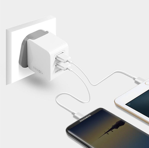 Energea AmpCharge 3.4 2 USB 17 W wall charger- UK