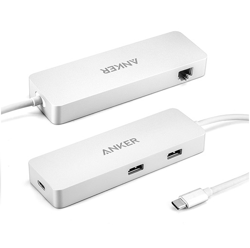Anker Premium USB-C Hub with Ethernet and Power Delivery - A8302