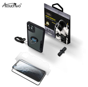 Atouchbo iPhone 11 Pro 6 In 1 Shockproof Bundle Set – Black