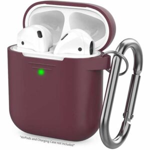 AHASTYLE AirPods 1 & 2 Color Case Protective Cover - Burgundy