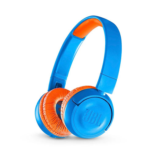 JBL JR300 Bluetooth Kids Wireless On-Ear Headphones - Rocker Blue