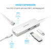 Anker Premium USB-C Hub with Ethernet and Power Delivery - A8302 - Thumbnail Image 3