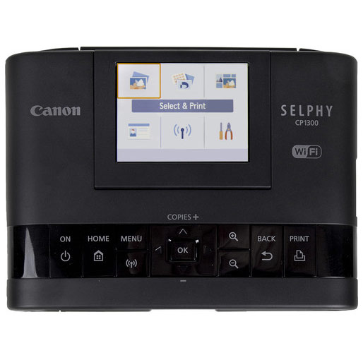 Canon SELPHY CP1300 Compact Photo Printer (Black)