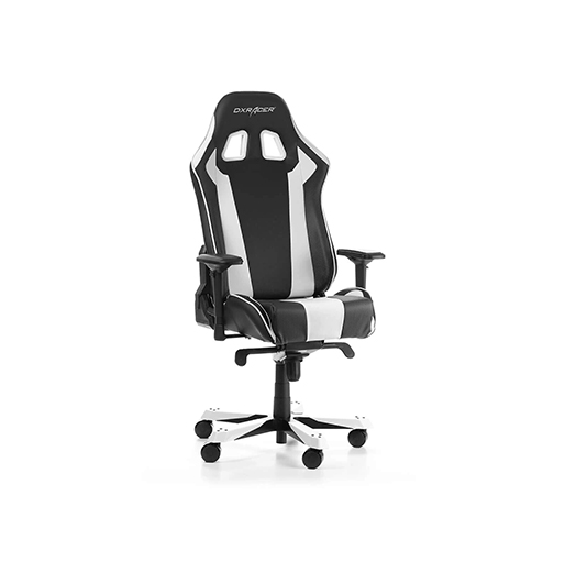 DXRacer King Series Gaming Chair Black / White -K06-NW
